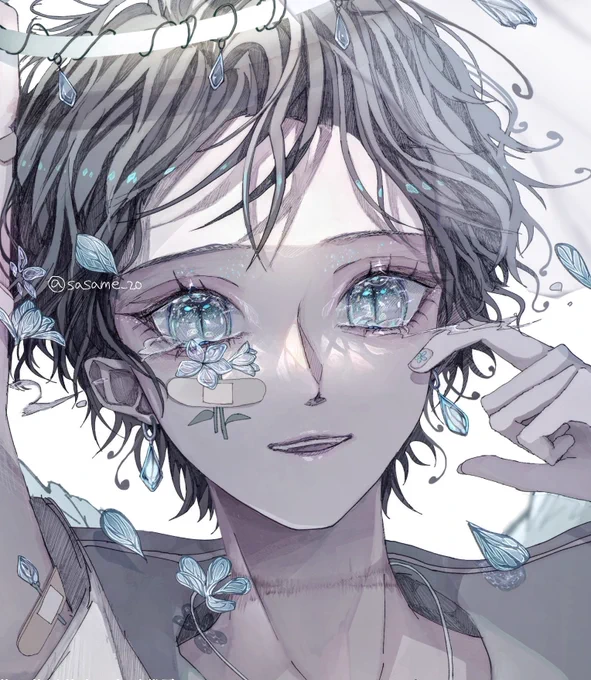 お花とお顔 
