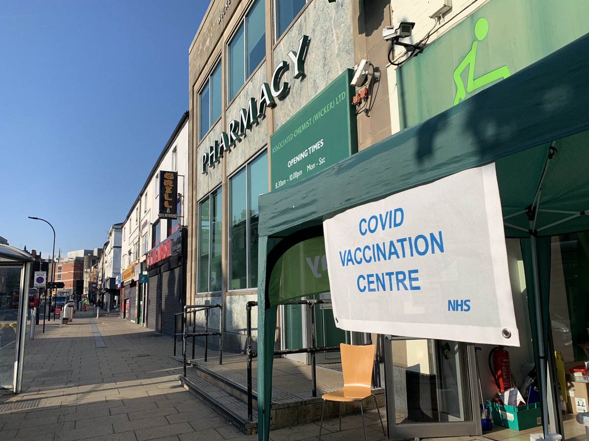 Our Covid vaccination clinic is open today for walk up appointments for first dose, second dose (Pfizer) and booster jabs . Open until 12.45pm and 2pm to 5.30pm. #grabajab #sheffield