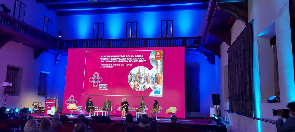 europanostra's tweet photo. ♻️Our first panel, #CulturalHeritage at the Heart of the #EUGreenDeal will build on the findings &amp; recommendations of our #EuropeanGreenPaper &amp; will discuss the potential of cultural heritage for the success of the #NewEuropeanBauhaus &amp; @Davosdecl2018 quality principles. https://t.co/m04JgFQ9eR