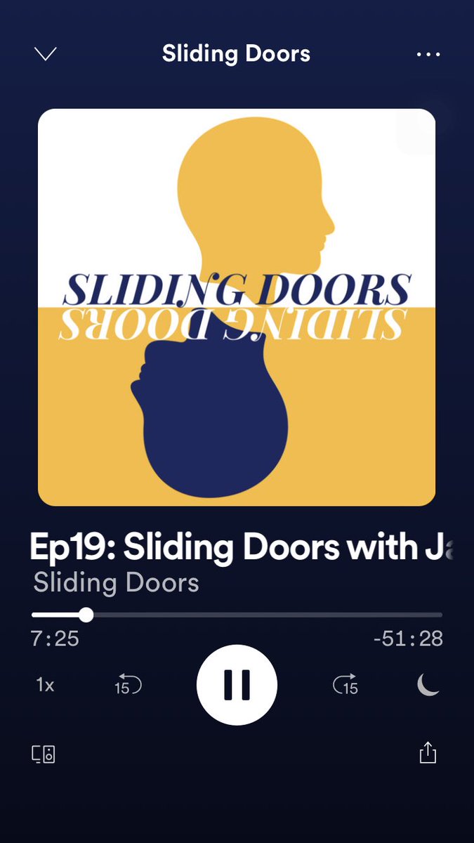 caitlincox21's tweet photo. @JManrara 🥰🥰 loving this podcast ❤️ @slidingdoorspod https://t.co/9oT2yWGtZ3