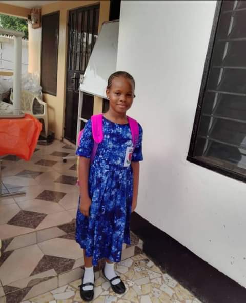 It's Deborah's first day back at school. Isn't she looking all ready for school.

She enjoys going to school and she excels in all her subjects.

Join us to wish Deborah all the best for this new academic year.

Education changes everything for  a girl
#girlsrights 
#BackToSchool