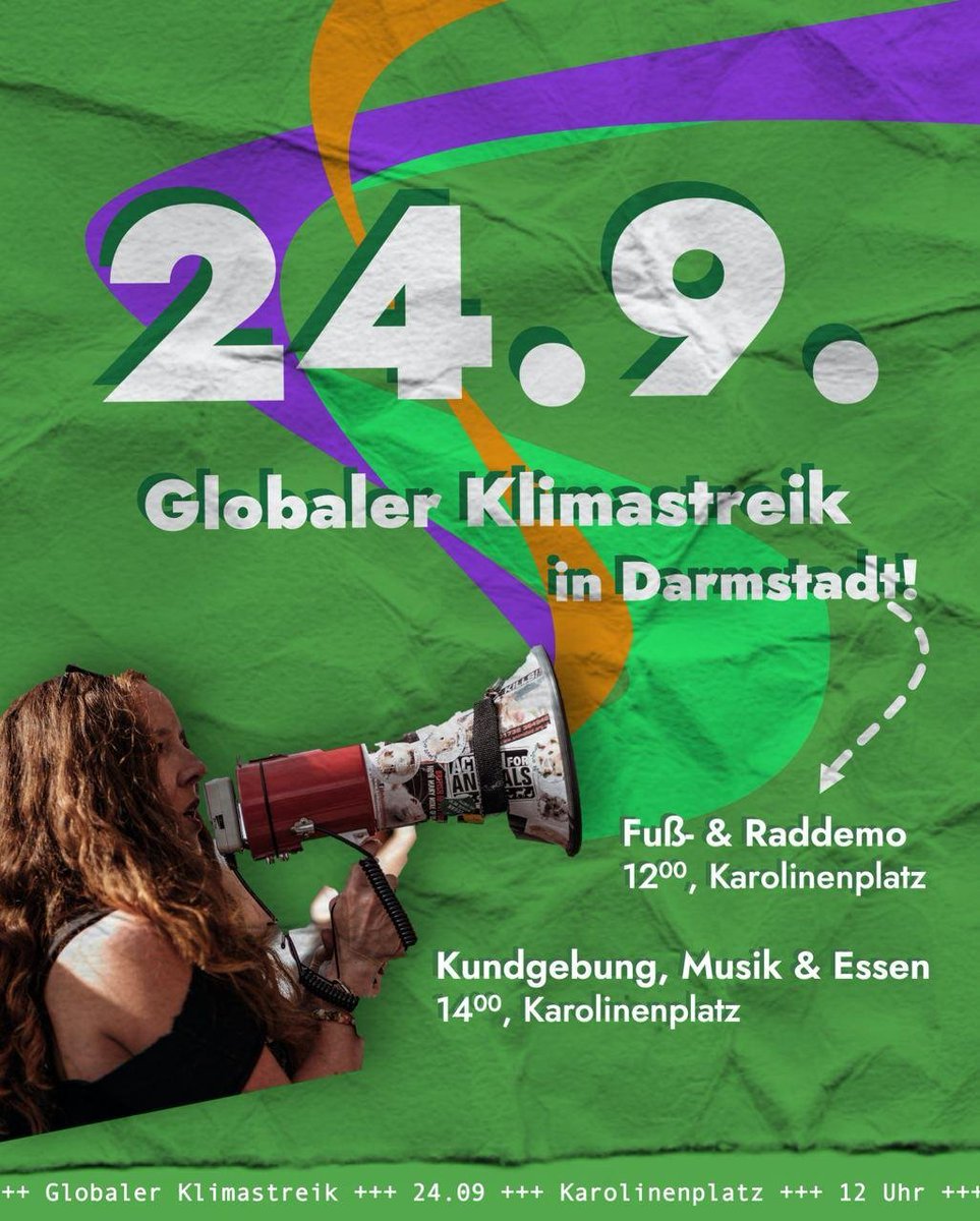 il_darmstadt's tweet photo. Heraus zum #Klimastreik, denn angesichts der organisierten Verantwortungslosigkeit haben wir keine Wahl, als Klimagerechtigkeit zu erkämpfen - radikal, ungehorsam und gegen die Umweltsau Deutschland und ihre Fans!
12 h | Karolinenplatz | #Darmstadt https://t.co/HmtiXvt1yy