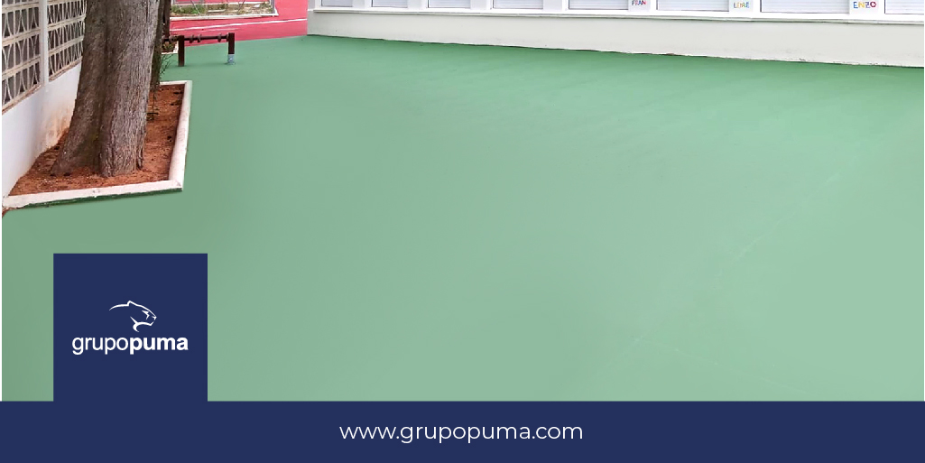 grupopuma's tweet photo. Obra de rehabilitación, CEIP Alcublas en Valencia, con sistema #PavilandSport de @grupopuma con acabado fino sobre #hormigón 

✔️Un producto que ofrece una gran durabilidad.

➡️ Más info aquí
https://t.co/v56X6UyWET

👷Trabajo ejecutado #Pavinde20

#grupopuma https://t.co/5KylRsCNAa