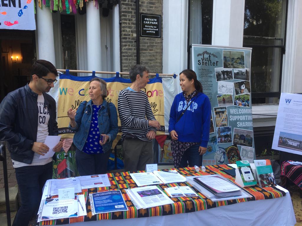 CARAS_LDN's tweet photo. We had a fun Saturday attending @MigrantConnect festival, where we joined @WWR to spread the word about our work and speak to locals about how they can help.
Thanks to everyone who visited us.
#WeCannotWalkAlone #WandsworthWelcomesRefugees https://t.co/R8ZnMamvuu