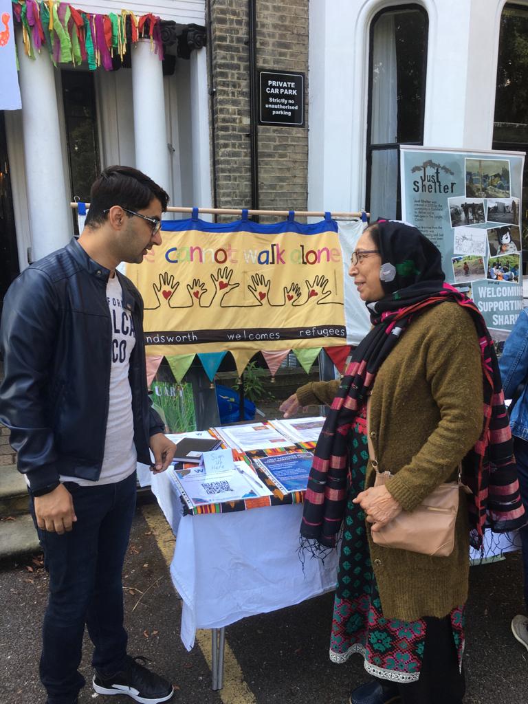 CARAS_LDN's tweet photo. We had a fun Saturday attending @MigrantConnect festival, where we joined @WWR to spread the word about our work and speak to locals about how they can help.
Thanks to everyone who visited us.
#WeCannotWalkAlone #WandsworthWelcomesRefugees https://t.co/R8ZnMamvuu
