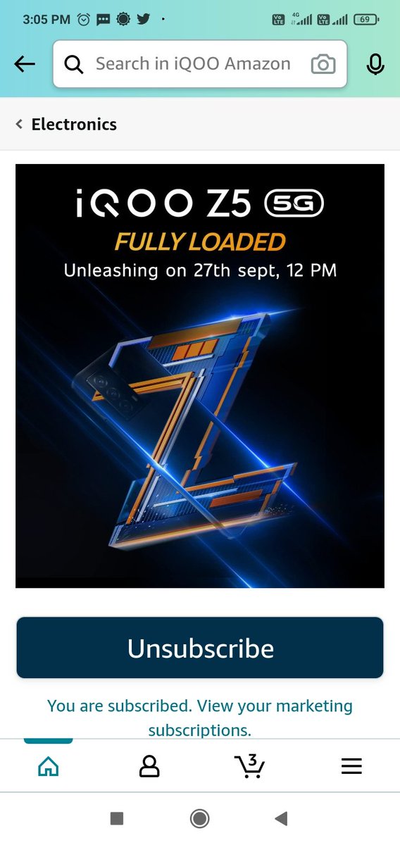 fazal275's tweet photo. Waiting for IQOO Z5 eagerly.
@IqooInd @amazonIN
#IQOOZ5 #FullyLoadedContest #AmazonSpecials https://t.co/n2ewjZM8Az
