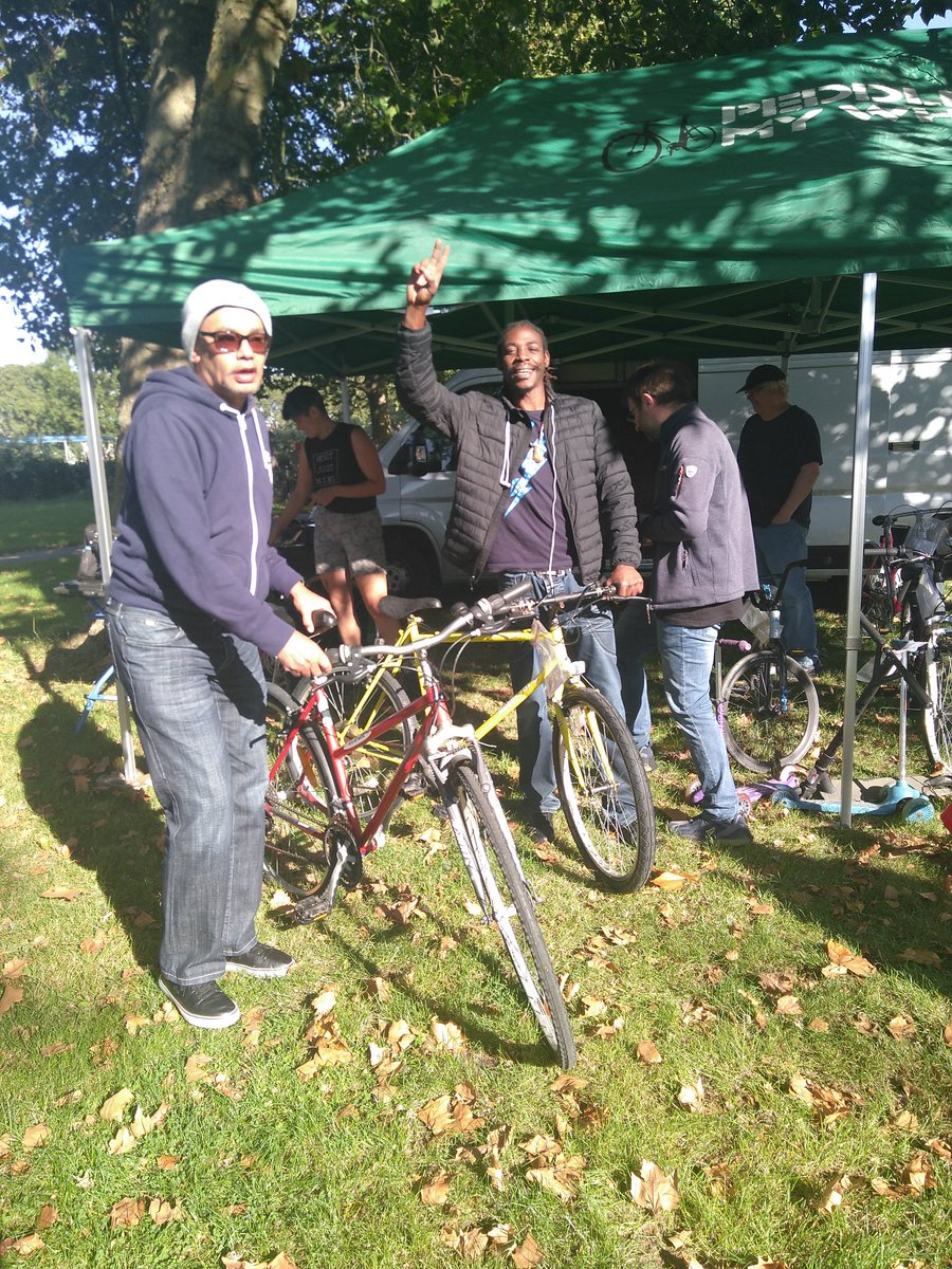 Bikes for the charity Human Kind. Donated by the Go Green Festival <a href="/ChestnutsCentre/">Chestnuts Community</a> #chestnutsecofestival