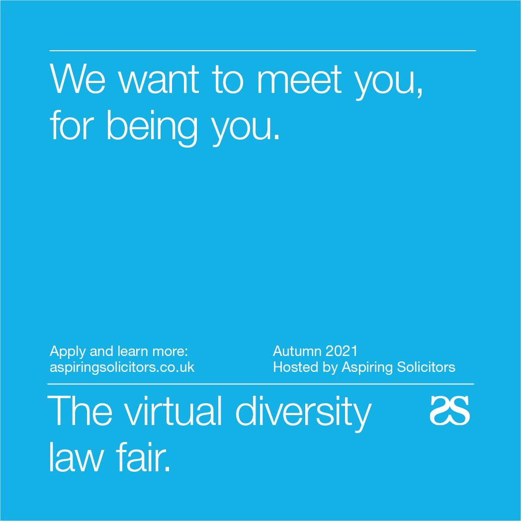 Come and meet us at the <a href="/access2law/">Aspiring Solicitors</a> Virtual Diversity Law Fair 2021!