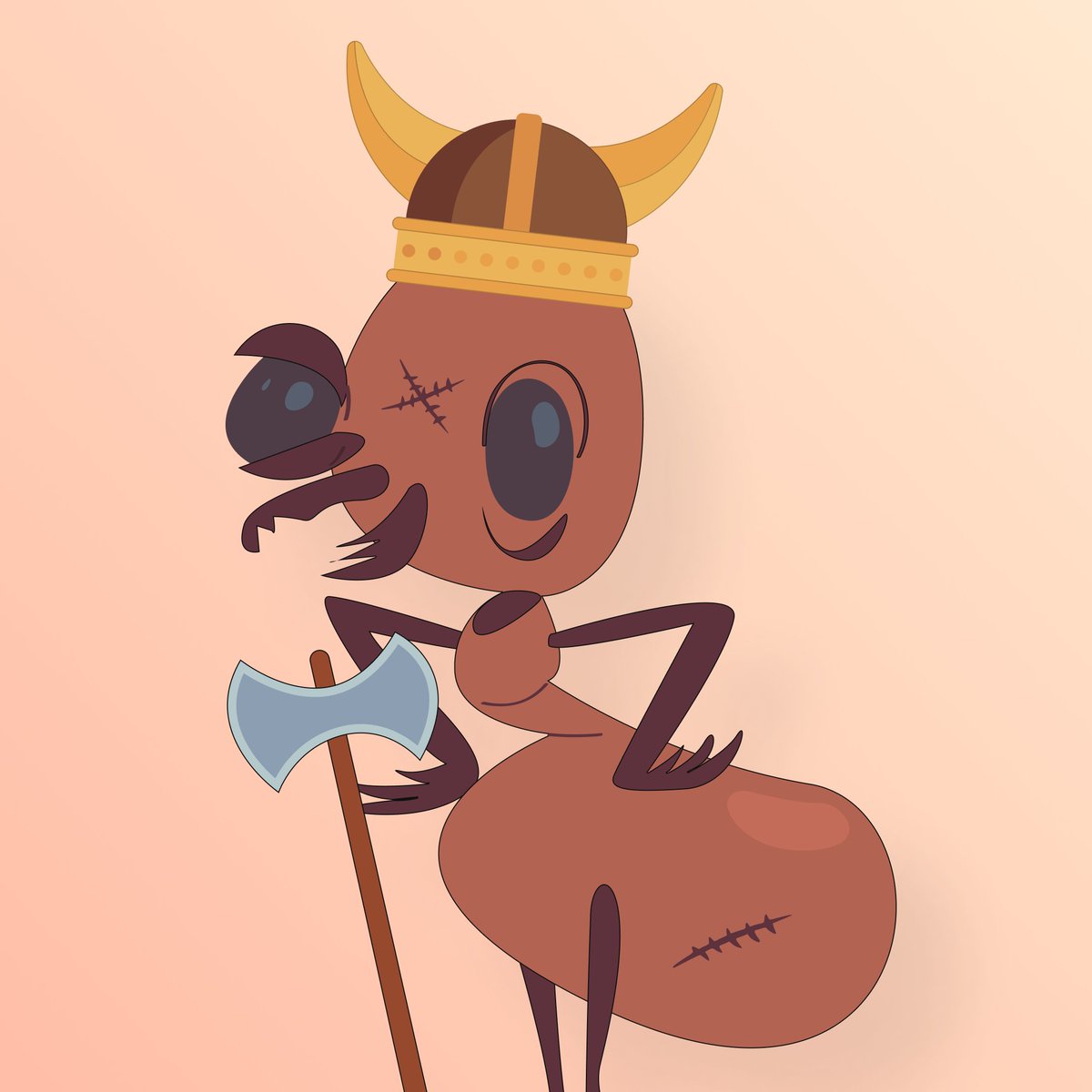 WorkaholicAnts's tweet photo. Hello friends! We are working on our future 10 ants, which we will reveal tomorrow 🚀Now we will show you the castes of ants👀

1. Vikings 🪓
These guys do not know mercy, they are used to fighting with everyone and always. For them, existence in the world is absurd.

#NFT #NFTs https://t.co/ASKvegmTCJ