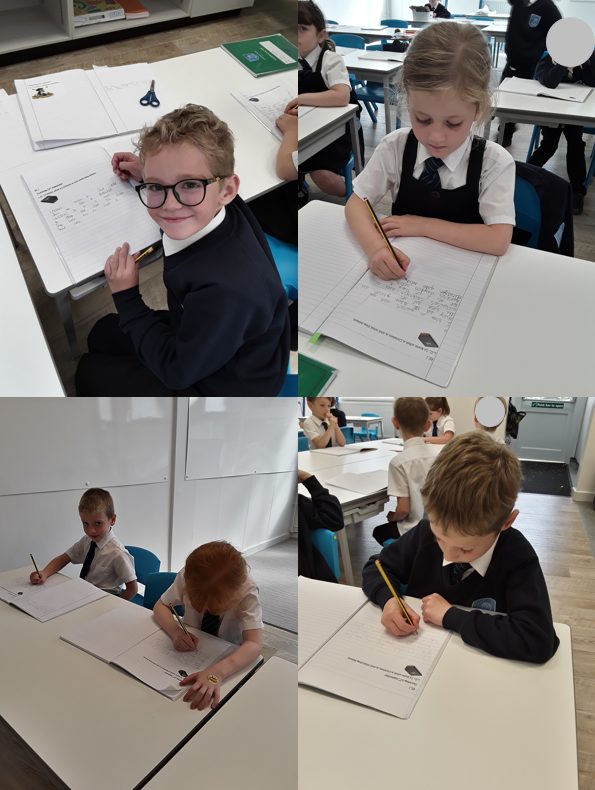 carletonparksch's tweet photo. Year 2 have been learning all about Christianity in RE. We used our neatest handwriting to write sentences using facts we had learnt. 🤩👏📝#KS1 #RE #Cursive #JoiningLetters https://t.co/7JDH2JLI44