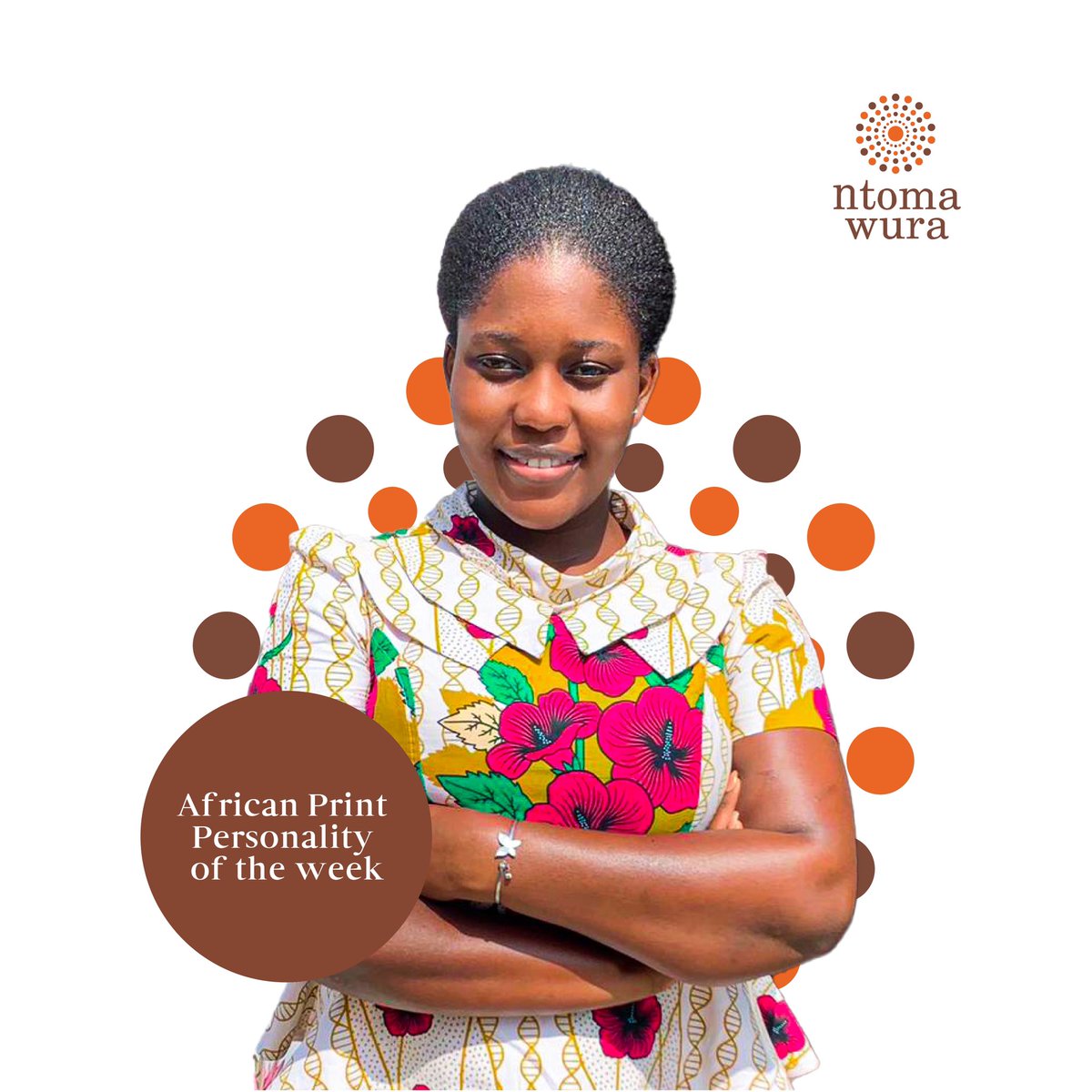 ntomawuraghana's tweet photo. Thank God it’s Friday. The tradition goes on guys. We’re proud to announce Akosua Puni Ohenewaa as our African Print Personality of the Week. #NtomaWura #SupportandWear https://t.co/zYa7gy55Xs