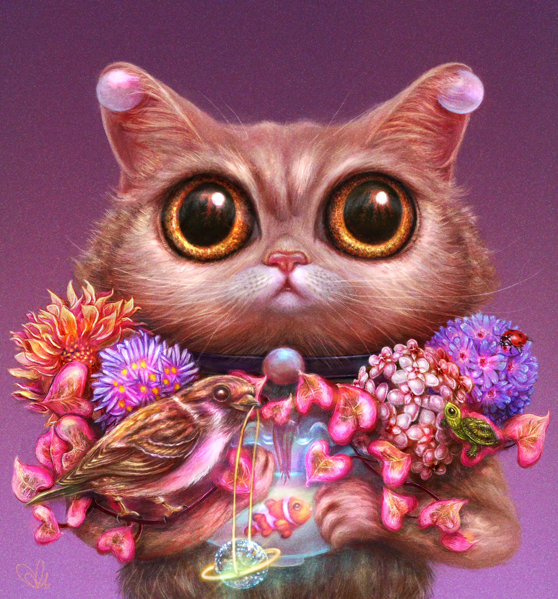 cattywitch33's tweet photo. Portrait painting of my wonderful cat BooBoo✨
#art #painting #artwork #cat #nature #naturelover #catlover https://t.co/0dMoxSx2Sk