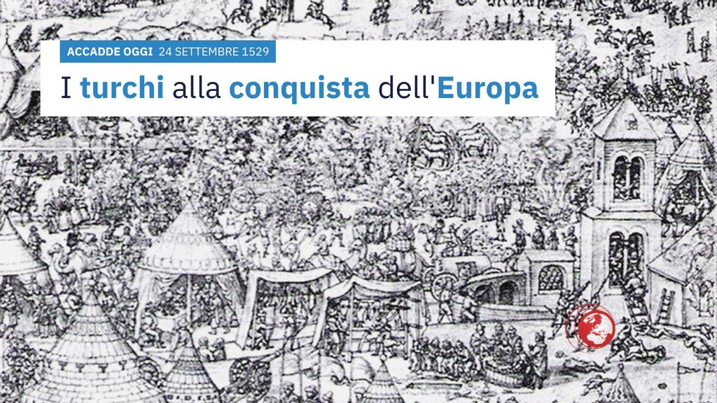 Geopoliticainfo's tweet photo. Il 24 Settembre 1529 ebbe ufficialmente inizio il primo tentativo #ottomano di entrare in #Europa centrale. Le truppe del sultano #Solimano I il Magnifico vennero costrette al logoramento e poi respinte alle porte di Vienna. https://t.co/kUaAJHiBo2