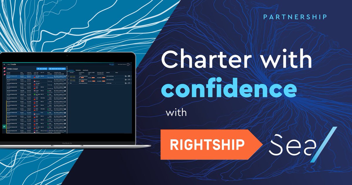 The Sea/ - @RightShip_ integration will allow customers of both platforms to view the RightShip Safety Score, GHG Rating and Dry Bulk Inspections outcomes without having to leave Sea/trade.

bit.ly/3hPmXon 

#SeaTrade #RightShip #SmarterShipping #MaritimePartnership