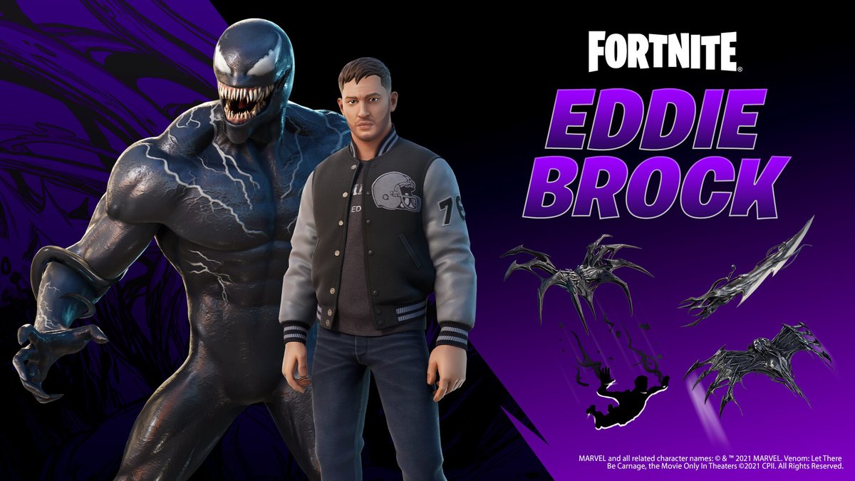 GamerGang_YT's tweet photo. 📢 Fortnite'ta Venom dönemi başlıyor!👇

📍 8. sezonda gelen Carnage Fortnite'ı kasıp kavurmuştu. S.8 B.2'de ise oyunu Venom devralacak.👊

#GamerGang #OyunHaberleri #Fortnite #VenomLetThereBeCarnage #Venom #FortniteVenom https://t.co/BbrHTA6pPX