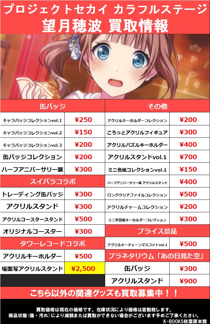 商品紹介】 #プロジェクトセカイ 望月穂波グリッター缶バッジ沢山展開