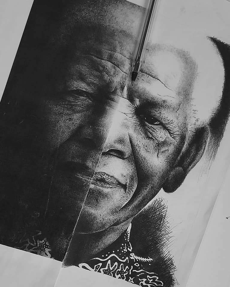BWGovernment's tweet photo. KAGO KGABOETSILE
Kago Kgabaetsile is a visual artist from Letlhakane. He specializes mostly in doing portraiture with ballpoint pen and graphite pencil.
#ArtistFriday
#BWcreatives
#PushaBW https://t.co/D3fMrChXjf