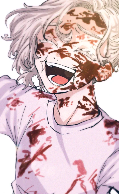 ⚠️返り血注意
暴れ馬ちよ #東卍FA 