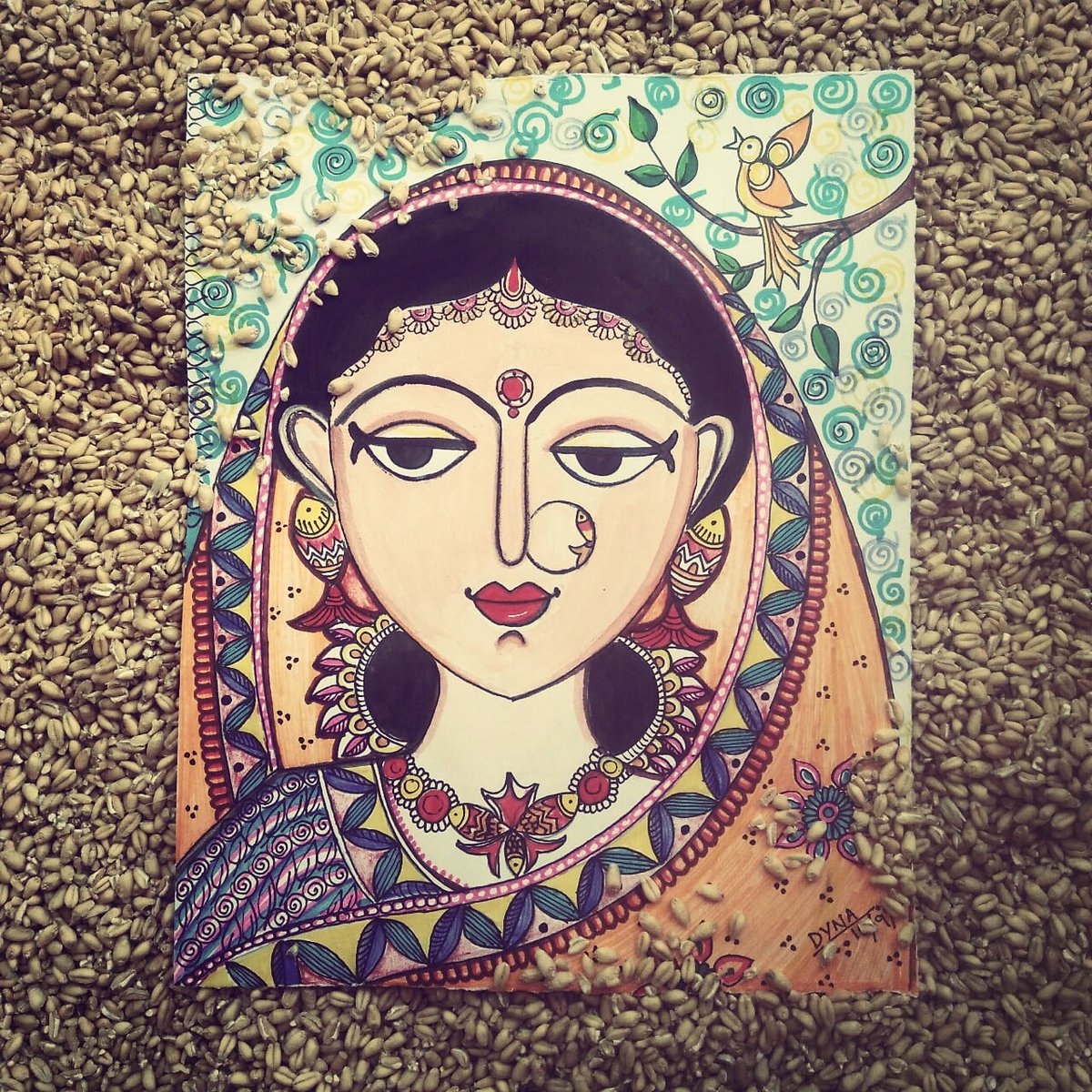 PPritilagna's tweet photo. #art #artists #ContemporaryArt #culture 

Isn't she beautiful enough to love herself more than anything!! ♥️
...... #noboundaries for women https://t.co/kjWYSBzjJV