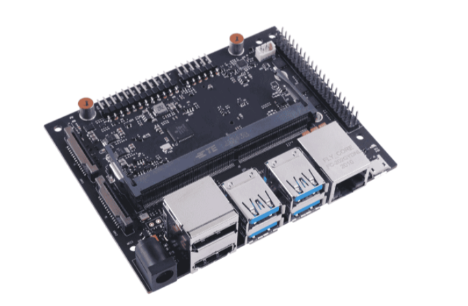 seeedstudio's tweet image. Same size as #JetsonXavier™ NX Developer Kit carrier board, this carrier board extends HDMI 2.0, Gigabit Ethernet, USB3.0, M.2 key E wifi / BT, M.2 key M, CSI camera, RS232, CAN, PIO, I2C, I2S fans, and other rich peripheral interfaces to use with SoMs. seeedstudio.com/Leetop-A206-Ca…