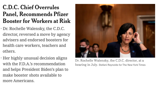 PaulSaxMD's tweet photo. Thank you, @CDCDirector, for overruling this tone-deaf ACIP vote, so it now aligns with FDA panel.

Her action might also be motivated by the terrifying front-line experiences she had with this dreadful disease (though she did not say this).

A lesson in good leadership https://t.co/07eY7qw4eI