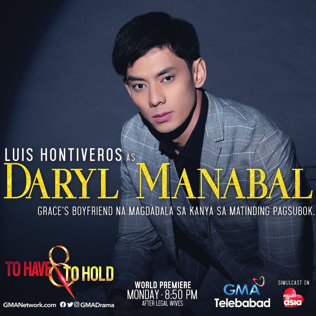 Abangan si @luishontiveros7 bilang Daryl Manabal sa “To Have and to Hold” ngayong Lunes na yan sa GMA Telebabad!