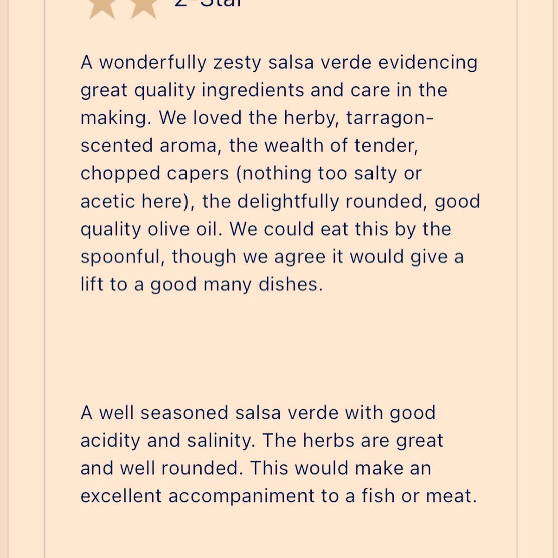 TWO STARS! ⭐️ ⭐️ 
Extremely happy with this!
RESULT!
Such fine words from the judges (although there isn’t actually any tarragon in it 😂😂)
Stockists below:
@barfieldsbutchers 
@floroadmarket 
@maxisnakedfood 
@wrap_space 
@seckersbutchers
@bramptonsbutchers
#greattasteawards