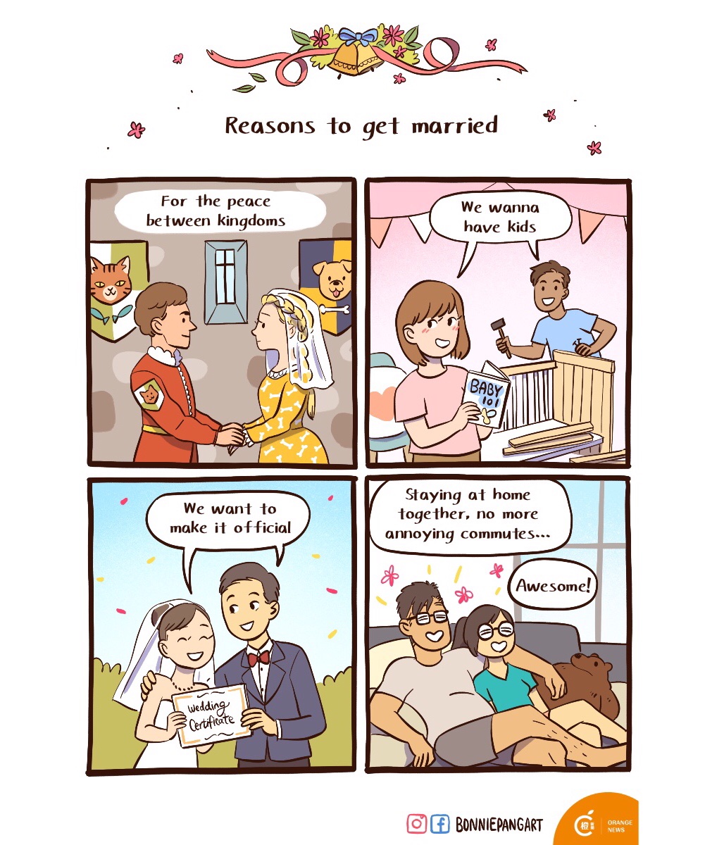 Cartoon: Marriage Sacked, image size:1028x1200