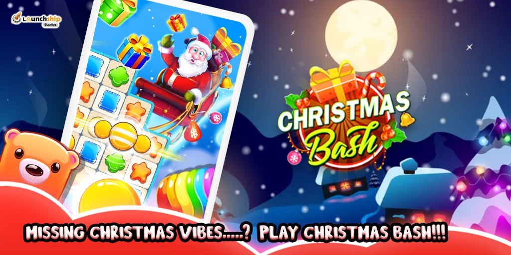 launchships's tweet photo. Begin the Christmas celebrations early this year by joining the fun-filled Christmas Bash!
#Android: https://t.co/g2jxgdJVd2
#iOS: https://t.co/3dieYrK1sx
#Christmasbash #surpries #festivities #Christmasparty #santagames #Puzzlegames #newyear #christmasgames #candyshop https://t.co/D2mp7yPy6n