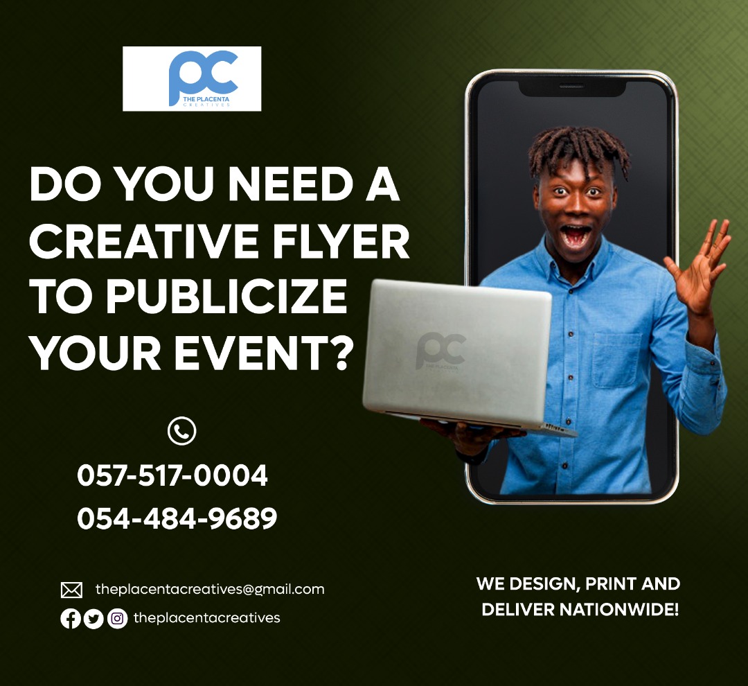 KofiSakyi2010's tweet photo. Do you dream of getting a good designer to do a print on your T-shirts and to also edit yr videos for you. If yes contact @btokoli_
See contact numbers on the poster.
#SupportAndWear
#ThePlacentaCreatives https://t.co/KkkMNCdXYi