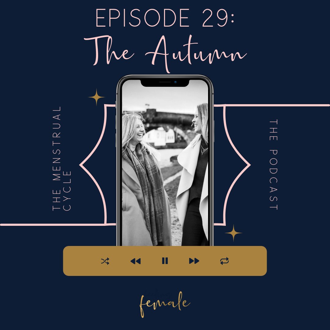 FeelingFemaleAF's tweet photo. 🎙️ This episode is all about the Autumn/Luteal phase of your cycle.
🎧 https://t.co/Sr5RKAIIqb 

#Period #Menstruation #Menstruationmatters #PMS #Anxiety #Depression #PMDD #Hormones #Women #Periodproblems #Menstrualcycle #Cycleawareness #Periodpositive #Bloodygoodperiod https://t.co/scPcs1CDjC