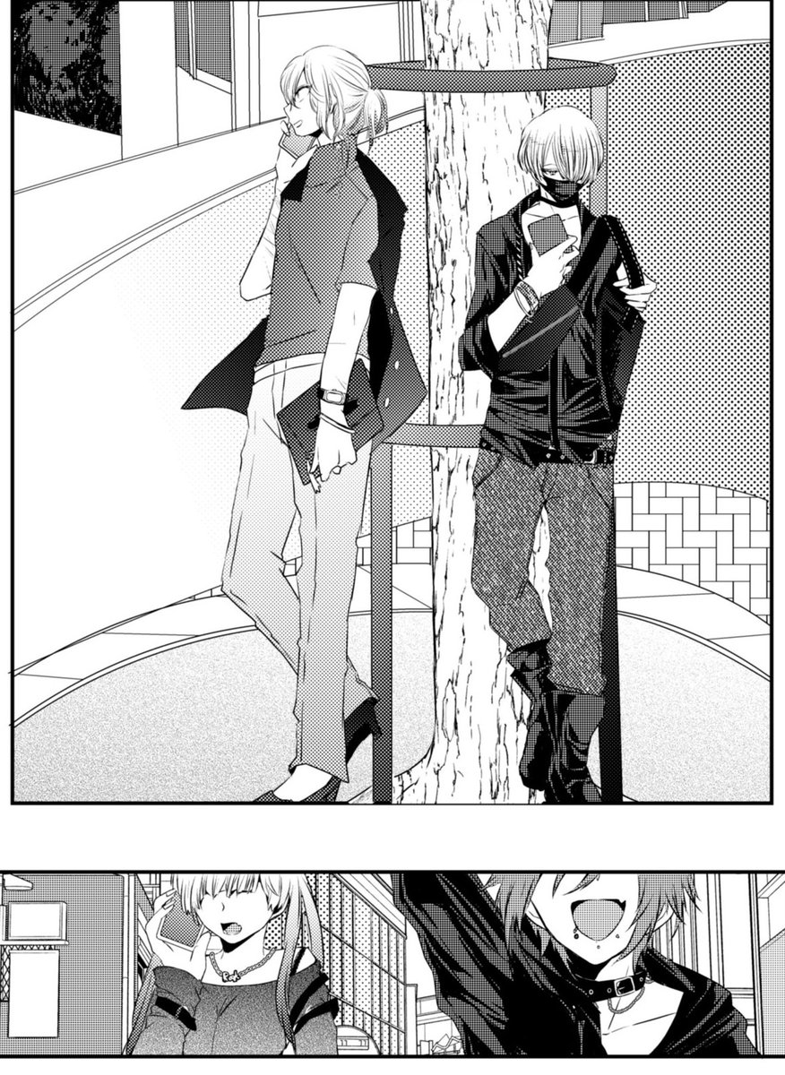 #創作百合
マロりと能登ゆあを同じ場所に待ち合わせしてみた🥰

※ダブルデートという訳じゃないです 