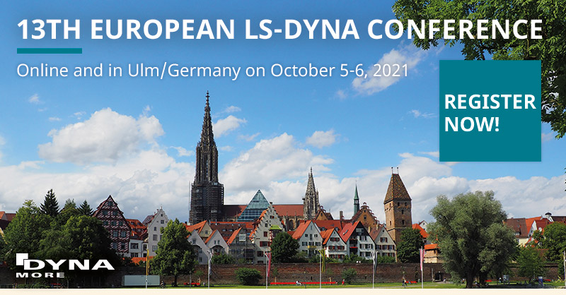 The Agenda Update of the 13th European LS-DYNA Conference is now online. We are looking forward to numerous registrations - onsite and online. #lsdyna #dynamore
dynamore.de/en/agenda-2021