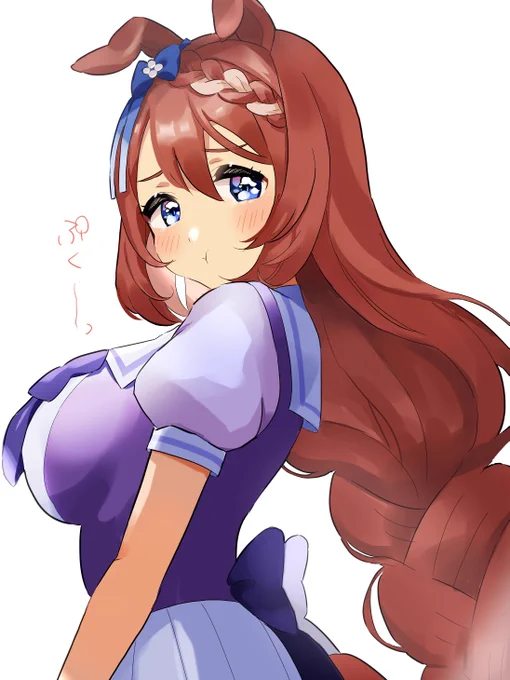 拗ねちゃったスーパークリーク・・・
#ウマ娘 