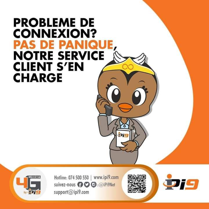 Chers abonnés,nous rencontrons, depuis des  perturbations indépendamment de notre volonté, sur la liaison internationale chez notre fournisseur. Nous nous excusons pour le désagrément et vous remercions pour votre bonne  compréhension.
Info: 074 500 550 / 074 364 725
 #iPi9