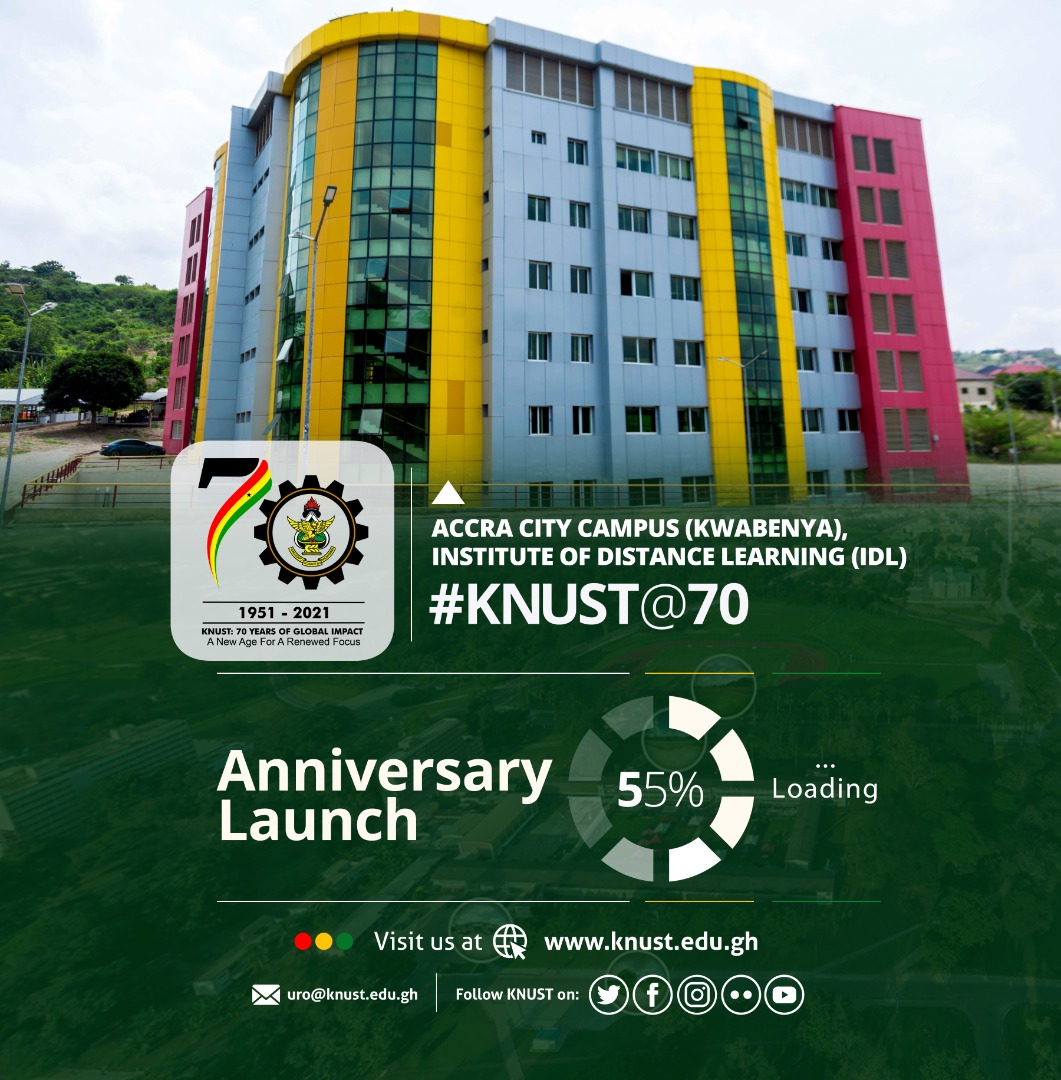 KNUSTGH's tweet photo. 70th Anniversary Launch LOADING @55%...
#knustat70 https://t.co/nLz1U2Vlcf