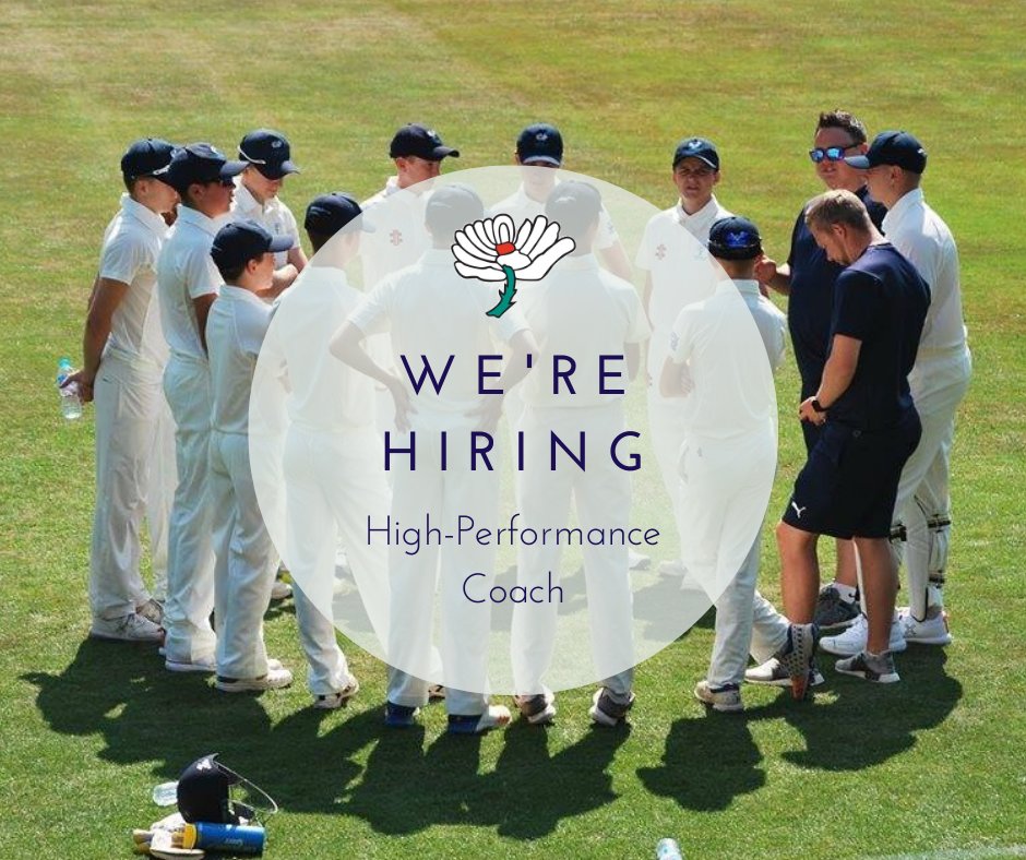 🏏 WE'RE HIRING 🏏

We are delighted to be able to offer the role of a High-Performance Coach to work alongside our existing staff.

For more info and to apply, please click here 👇

🔗 yorkshirecb.com/news/job-vacan…

#Cricket #Sport #Jobs #Yorkshire #OneRose