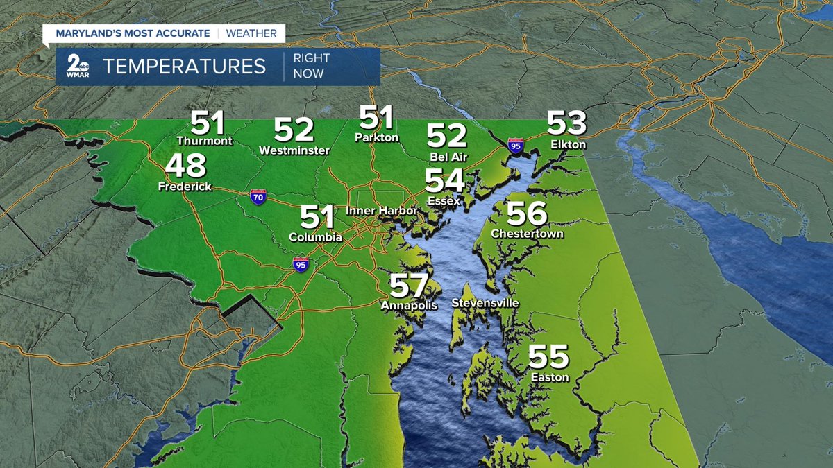 LynetteCharles's tweet image. Don't forget the jacket before you leave this AM! It will be a shock to the system if you don't grab it &amp;amp; wear it. #jacketrequired #chillystart @WMAR2News @WMAR2Weather  #GMM2 #baltimore #harford #howard #annearundel #kent #caroline #carroll #cecil #queenannes #talbot