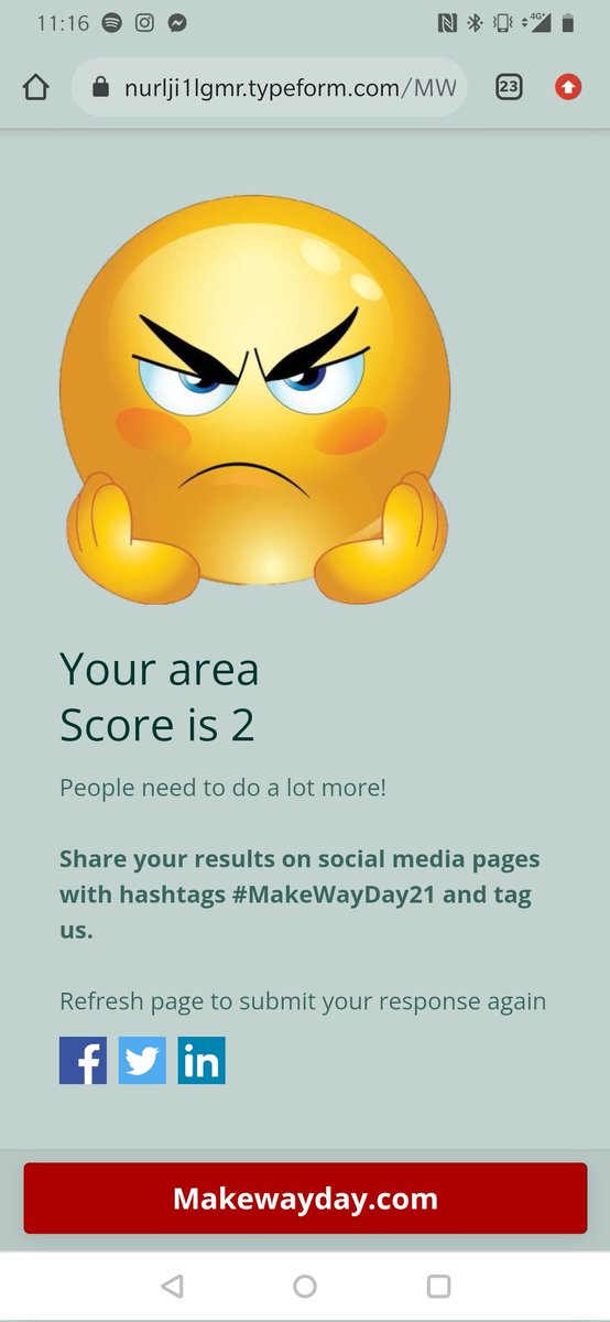 UCCDAASoc's tweet photo. Link to the tool is in our bio! 
Takes less than a minute to fill it out and to see how accessible your area (Cork for us) is! Do better!!! 😫
#MakeWayDay21 
@MakeWayDay https://t.co/DB90UIChxm