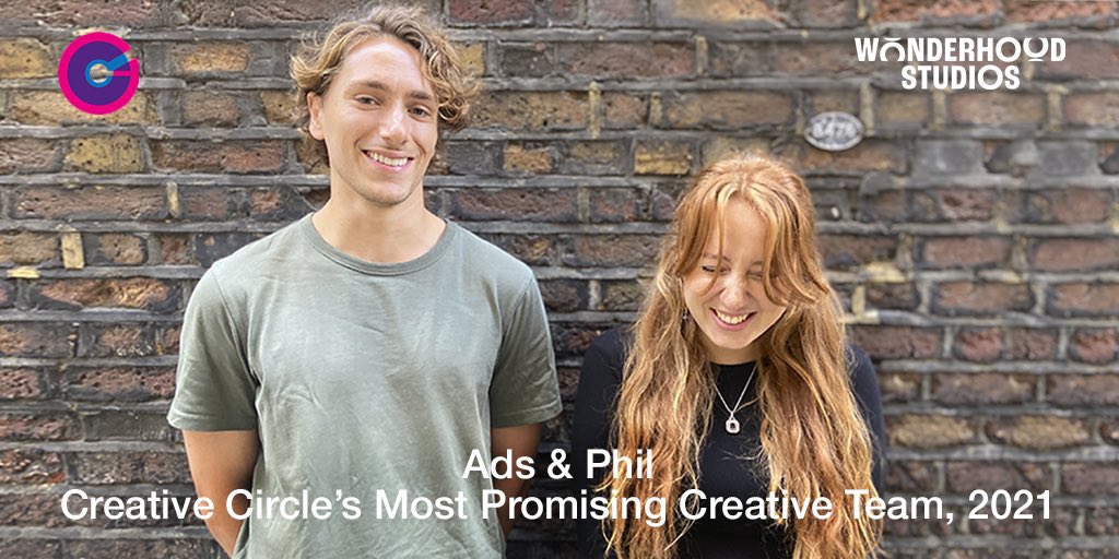 They’ve only gone and won another award 🙌🏼

Meet <a href="/adsandphil/">Ads & Phil</a>, <a href="/Creative_Circle/">Creative Circle</a>’s Most Promising Creative Team 2021