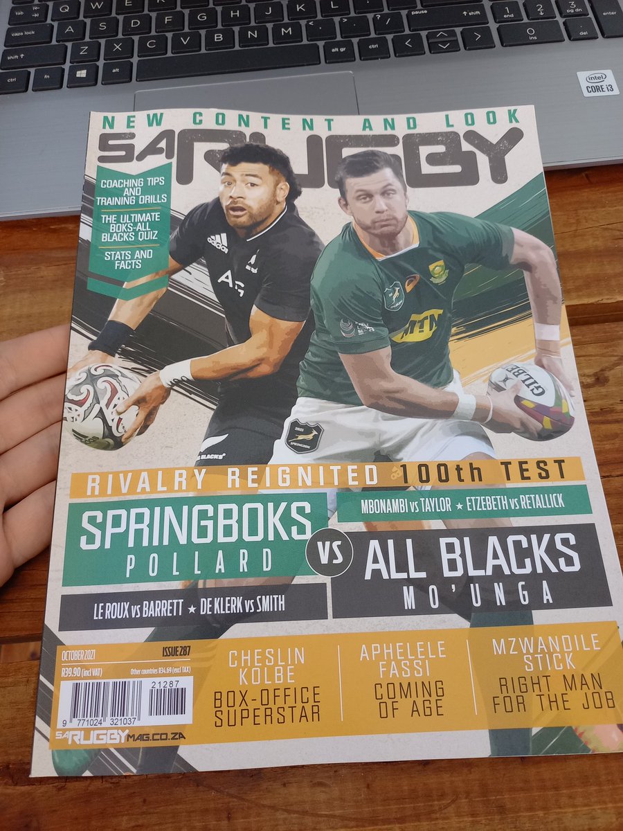 Nice <a href="/SARugbymag/">SA Rugby magazine</a> edition before the 100th game which include position/player match ups between Boks and Nz.