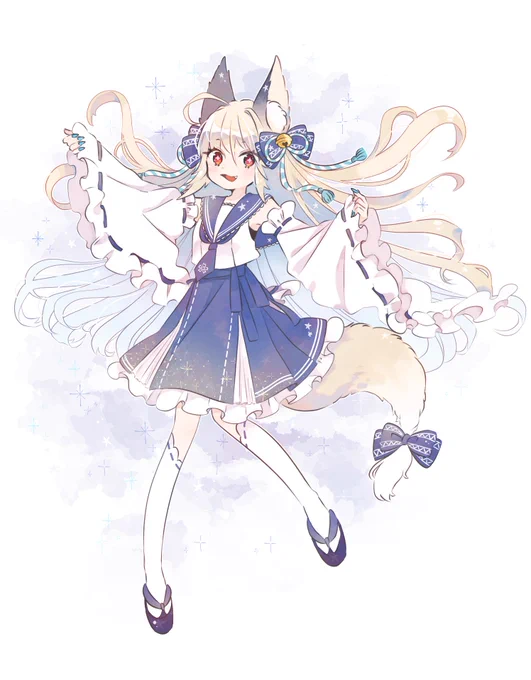 きらきらふわふわ
#イラスト #illustration 