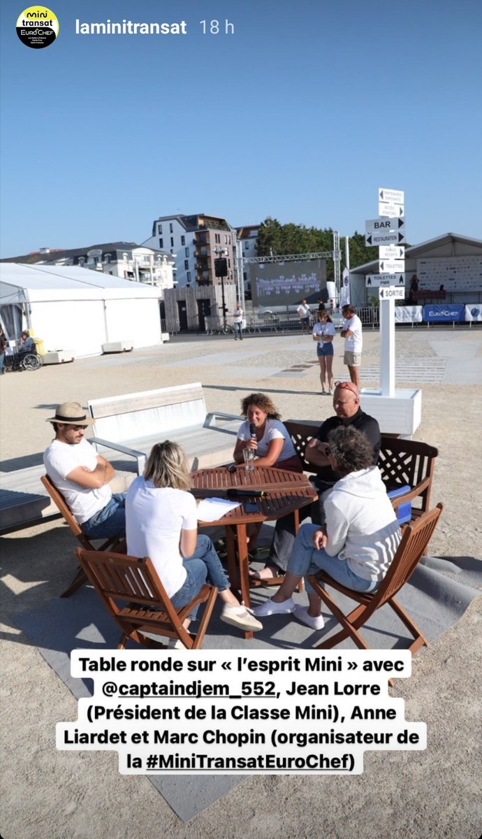 Edwige Richard (@edwigerichard) on Twitter photo "L'esprit #Mini est indéfinissable et pourtant si présent,
C en toi, j'ai même fait tatouer mon n° de bateau sur la fesse"😅 Jean LORRE-pdt @ClasseMini lors de la table ronde sur la @MiniTransat2021
#MiniUnJourMiniToujours
#Indéfinissable #EspritMini
<a href="/anneliardet/">Anne Liardet</a> #DjemilaTassin "L'esprit #Mini est indéfinissable et pourtant si présent,
C en toi, j'ai même fait tatouer mon n° de bateau sur la fesse"😅 Jean LORRE-pdt @ClasseMini lors de la table ronde sur la @MiniTransat2021
#MiniUnJourMiniToujours
#Indéfinissable #EspritMini
<a href="/anneliardet/">Anne Liardet</a> #DjemilaTassin