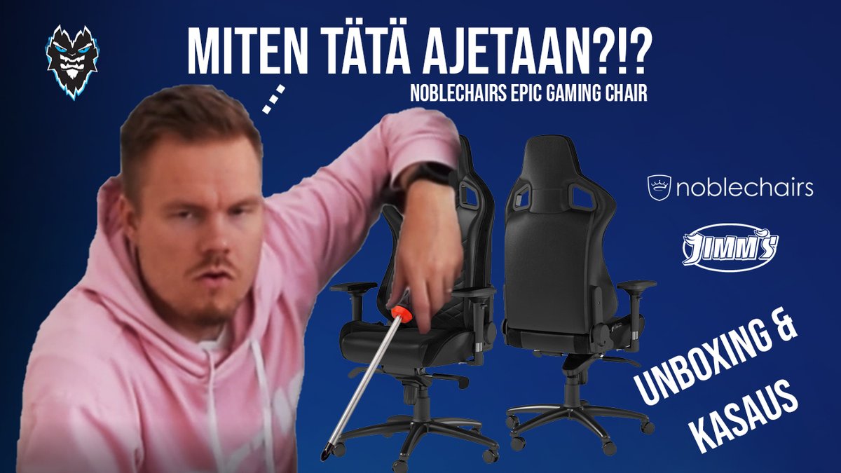 jeyshootsfi's tweet photo. MITEN TÄTÄ AJETAAN?!? 😤
Ihmetteli @JxLayout kun kasasi @noblechairs pelituolia 😉
Miten meidän NHL kapteeni selviytyi urakasta? Otetaan selvää 👀
📺 https://t.co/ct4Qiq838t
Yhteistyössä @Jimms_fi & @noblechairs 💙
#sponsoredbyjimms #jimmspc #noblechairs #unboxing https://t.co/qSv4RIE1ch