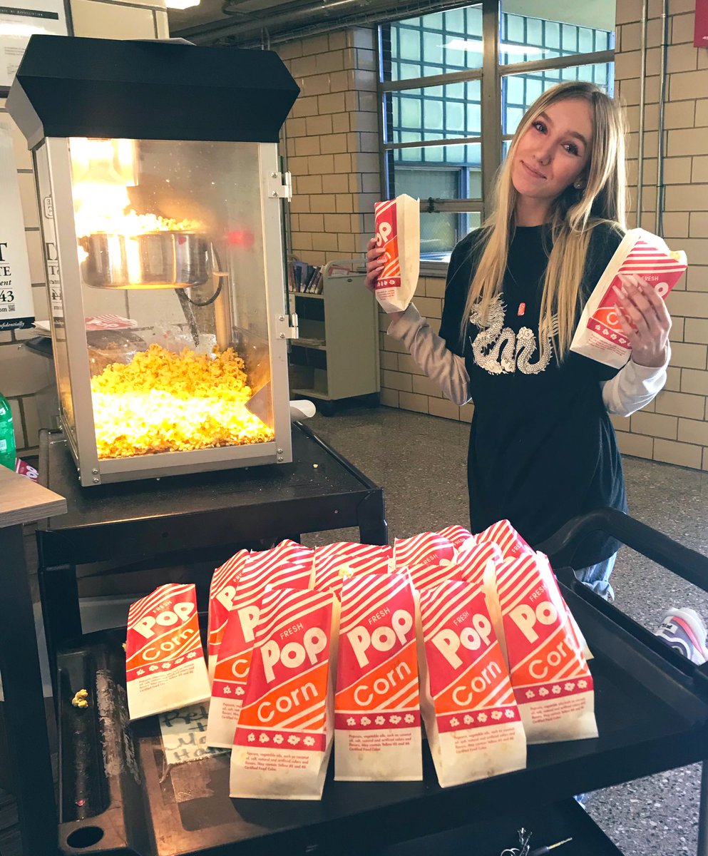 KelleyAcademy's tweet photo. PBIS Popcorn 🍿 Fridays are BAAACK!!!! Thank you Jeff and Kippy with @SimonPropertyGp and @WestTownMall for hooking us up with a new popcorn popper!!! Kiddos are happy campers today! @syf_jon @simon_youth https://t.co/5eYnYlF4EK