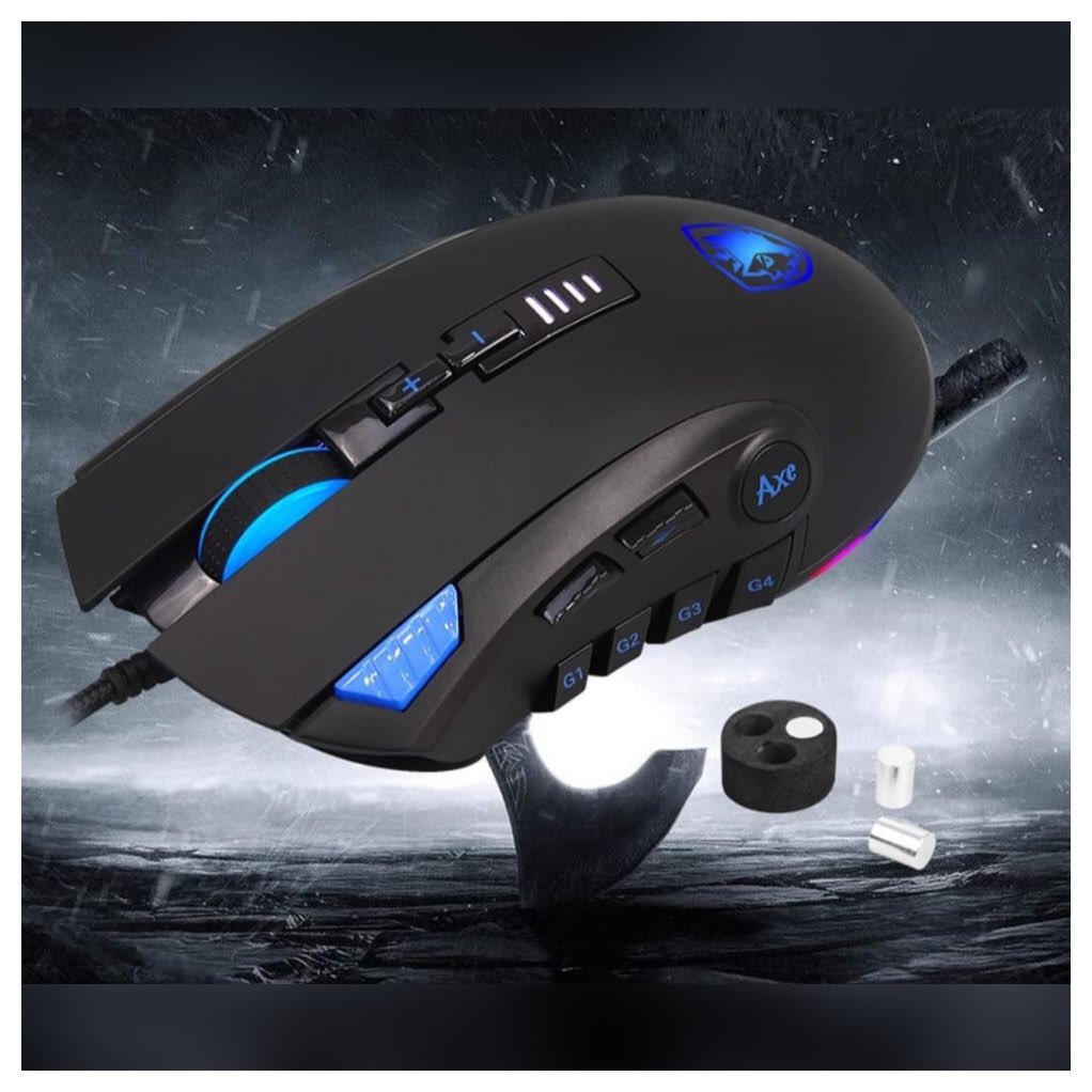 Sadesgaming's tweet photo. Toda la #precisión 🎯 y #ergonomía que necesitas con #Sades #Axe a la venta en la 🛒 tienda oficial https://t.co/qAGA96oEiG 🐁🪤 https://t.co/II9XdjoNcv