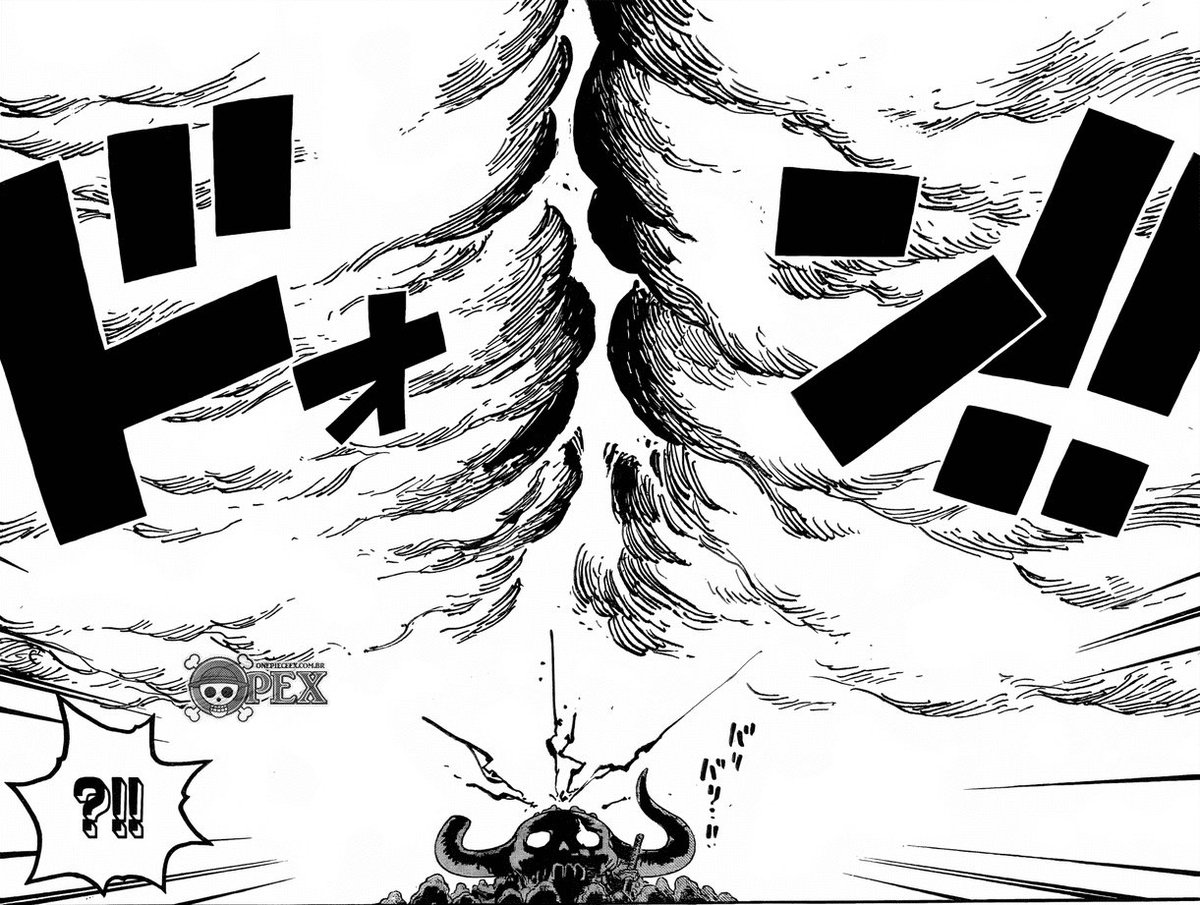 Luffy e Kaido partem o céu