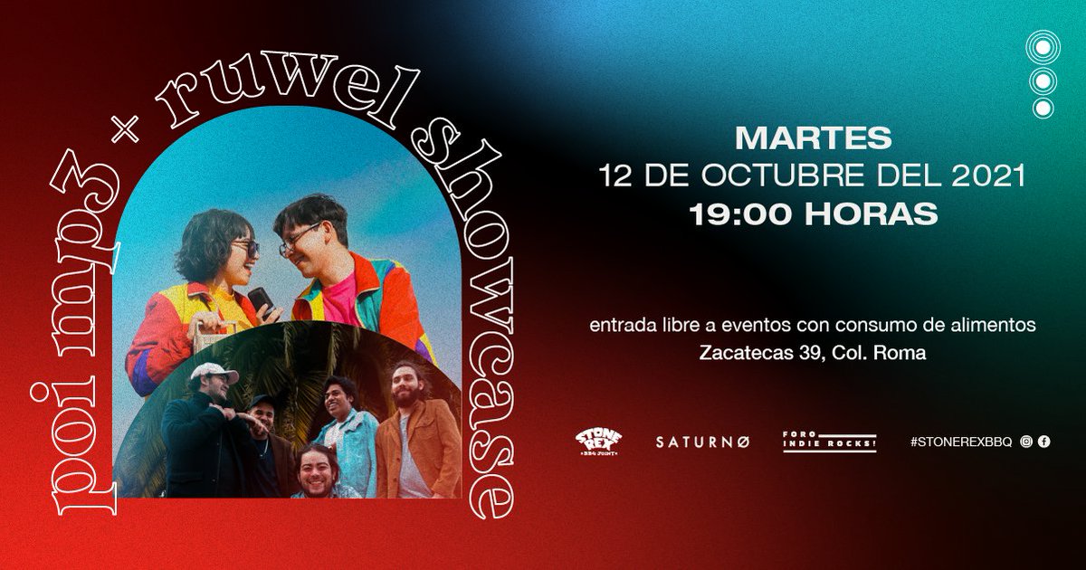 .<a href="/PoiMp3/">Poi mp3</a> y <a href="/ruwel_band/">Ruwel</a> te van a hacer explotar de amor en #StoneRexBBQ este 12 de octubre. 💕💫 ¡Acceso libre con reservación! 👉🏼 bit.ly/2QCdpCq