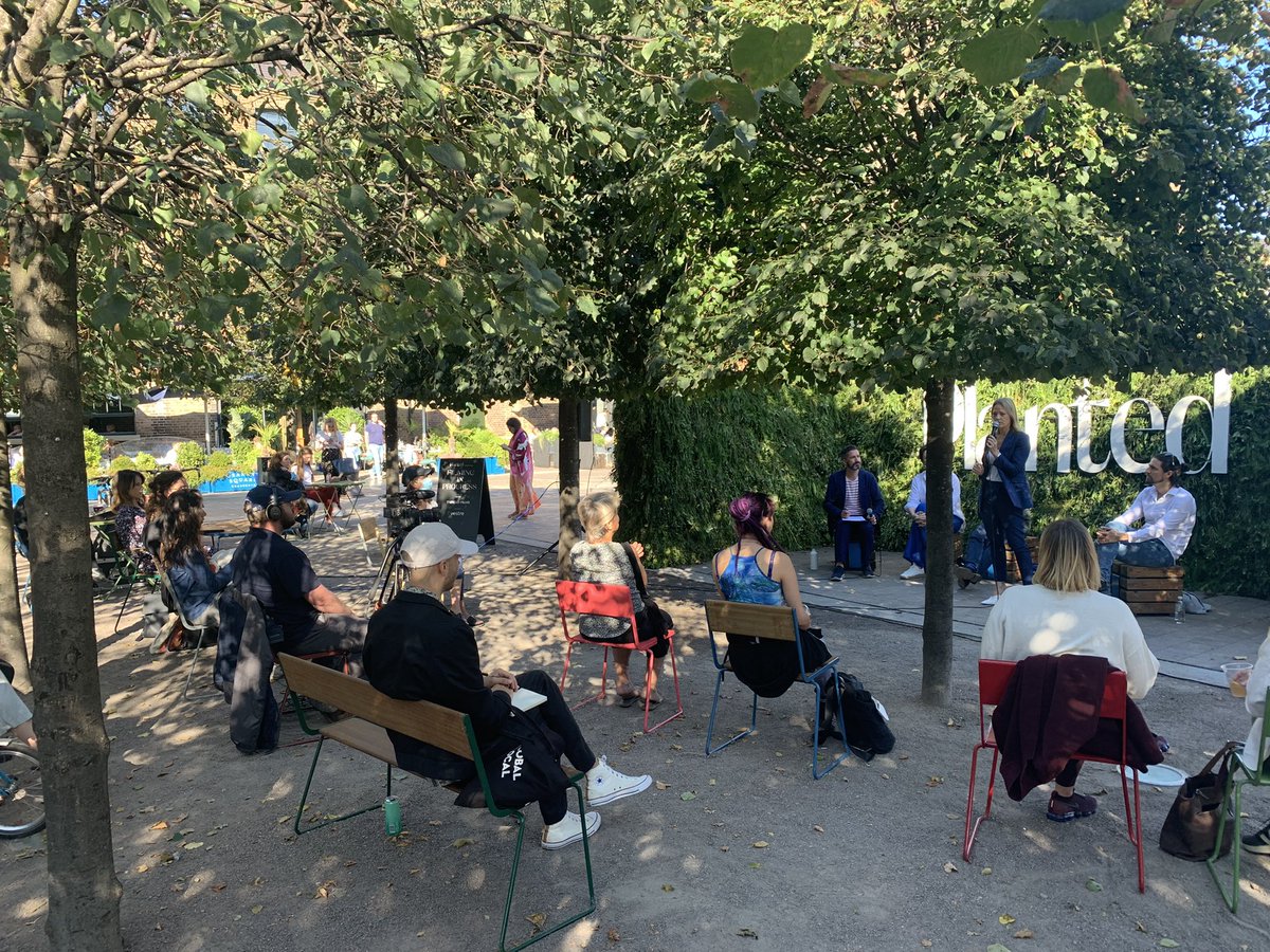 QuietMark's tweet image. Quiet Mark CEO, Poppy Szkiler on the Planted - Toxic Cities panel with Kerem Asfuroglu (#DarkSource), Georgia Elliot Smith (#Element4) and Trewin Restorick (@hubbubUK), with host, @Oliver_Heath