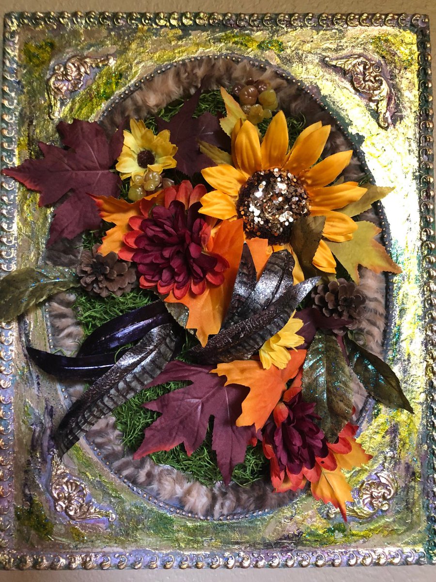 ArtStudio444's tweet photo. Excited to share this item from my #etsy shop: 19x15 framed autumn decor #decor #livingroom #fiberarts #fallfloral https://t.co/G4PcwUTQRl https://t.co/gR6Jb4v0FA